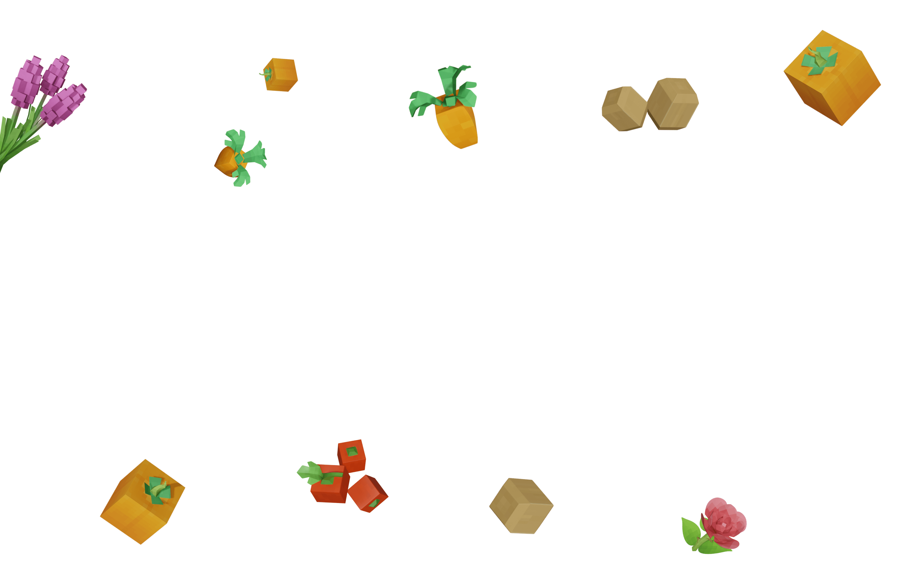 Colorful farming world from Chainers